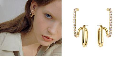 适合圆脸的耳环图片,精选耳环搭配指南